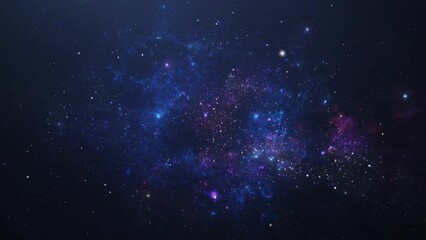 Wall Mural - bright glowing outer space nebula.