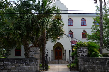 Sticker - Historical Building in the Old Town of St. ASugustine, Florida