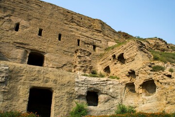 Yungang Grottoes in Shanxi Province