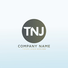 Wall Mural - TNJ Outdoors vector logo design