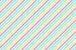 Colorful pastel diagonal stripes fabric pattern on white background vector. Wall and floor ceramic tiles pattern.