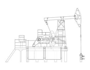 Industrial equipment for oil extraction