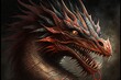 Mythical Beauty: A Stunning Portrait of a Chinese Dragon - Generative AI