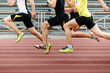 © Real Sports Photos - men athletes runners running race sprint in athletics