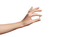 Hand Holding The Supplements On Transparent Background