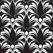 © Thares2020 - This stylish vintage damask wallpaper with beautiful Victorian scroll and leaf pattern, features a monochrome color scheme that adds to its antique charm
