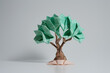 origami paper tree