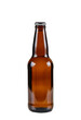 © tab62 - single unopened brown beer bottle on transparent background