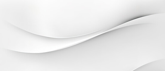 Wall Mural - Abstract white paper wave texture background template element design for technology, corporate, business, banner, poster, brochure, wallpaper, website, landing page, cover, interior and presentation