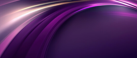 Wall Mural - Abstract purple curved wave pattern gradient texture background template element design for corporate, business, banner, poster, brochure, wallpaper, website, landing page, cover and presentation