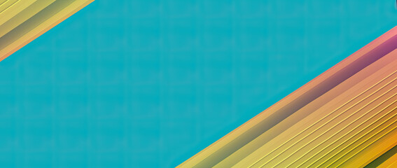 Wall Mural - Abstract simple rainbow line pattern background template element design for corporate, business, banner, poster, brochure, wallpaper, website, landing page, cover, slide, presentation and interior
