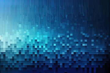 Abstract background pixel texture blue gradient pattern. Generative AI