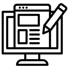 Poster - web content icon