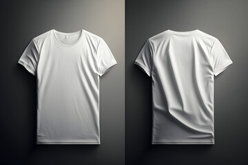 white t-shirt to test your print modern white t-shirt