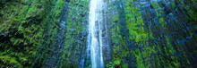 Waimoku Falls On The Pipiwai Trail In Maui, Hawaii.