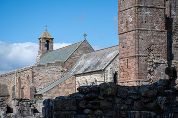 Wall Mural - Church at Lindisfarne Priory on Holy Island, Northumberland, UK