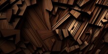 Abstract Wood Wallpaper, Generative AI