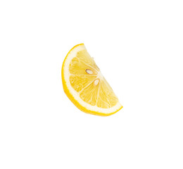 Wall Mural - Half of lemon isolated for design element