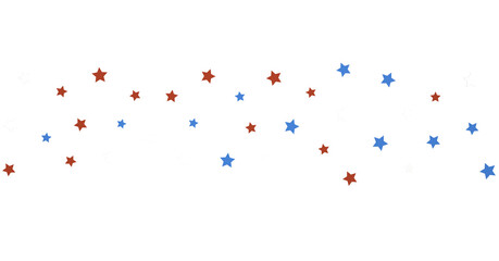 Poster - Stars - stars confetti on american independence day