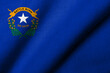3D Flag of Nevada waving
