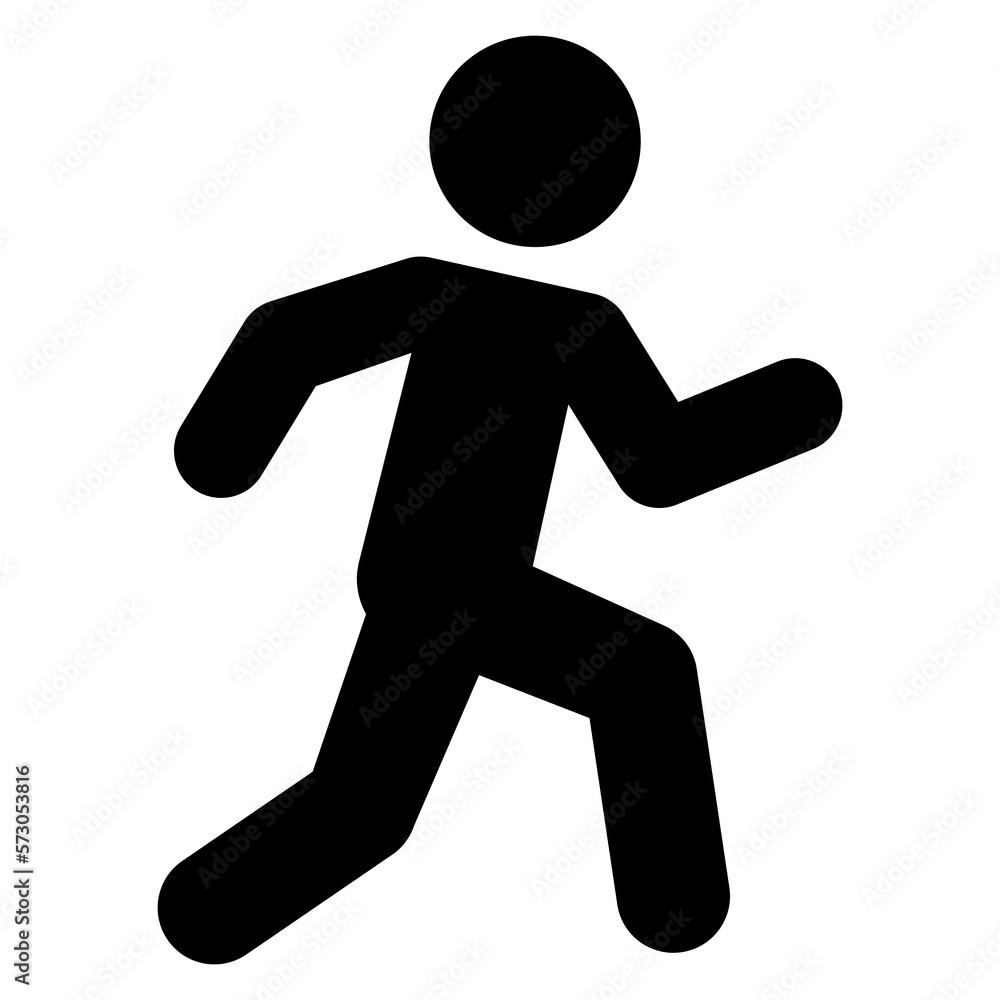 logotipo de hombre corriendo png
