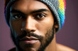 © Tony-Part 107 SUAS - African American man wearing beanie cap, Generative Ai
