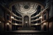 Close-up of an opera house's interior Generative AI