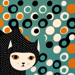 Naklejka na meble chat creation