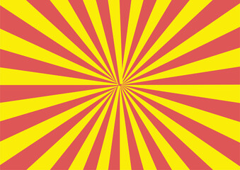 Wall Mural - Background image composed of yellow and red color blocks, shocking, attention-grabbing effect