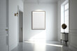 © Ismael - White empty frame hanged in room