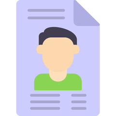 Canvas Print - User Profile Icon