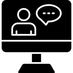 Canvas Print - Webinar Icon