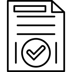 Sticker - Document  Icon