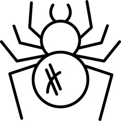 Canvas Print - Spider Icon