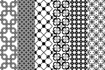 Wall Mural - Modern seamless set of pattern for frame print design. Decorative element.