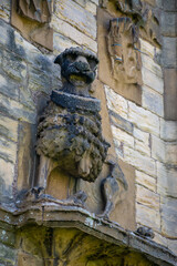 Wall Mural - Gothic gargoyle at Warkworth Castle in Northumberland, UK