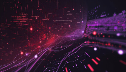 Big data technology concept. Generative Ai