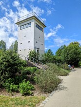 Watchtower At The Former Zone Border Between West Berlin And The German Democratic Republic