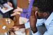 © Seventyfour - Man Crying at Therapy Session