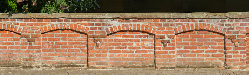 Sticker - Typical old farmhouse wall in Lower Saxony, Germany.