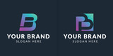 Fototapeta  - Initial letter B logo. A unique, exclusive, elegant, professional, clean, simple, modern logo.