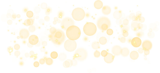 Wall Mural - sun particles sparks with lens flare effect on transparent background