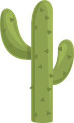 Wall Mural - Chile cactus icon cartoon vector. Travel creative. Island landscape