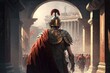 The Roman Empire A Historical Overview of Julius Caesar's Military Power Generative AI