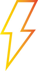 Wall Mural - A vector pattern icon representing battery, electricity, lightning