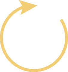 Wall Mural - Curved arrows in a circular pattern