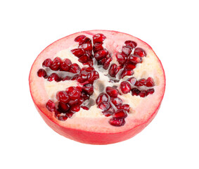 Wall Mural - pomegranate fruit isolated on transparent png