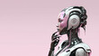 © ZAY WIN HTAI - Mechanic head of human female robot with artificial intelligence.