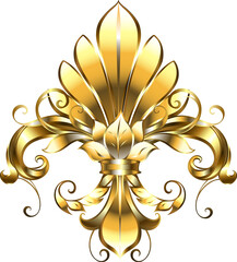 Golden Fleur de Lis