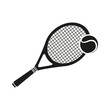 © Denys - Tennis icon vector. Tennis racquet illustration sign. Sport symbol or logo.